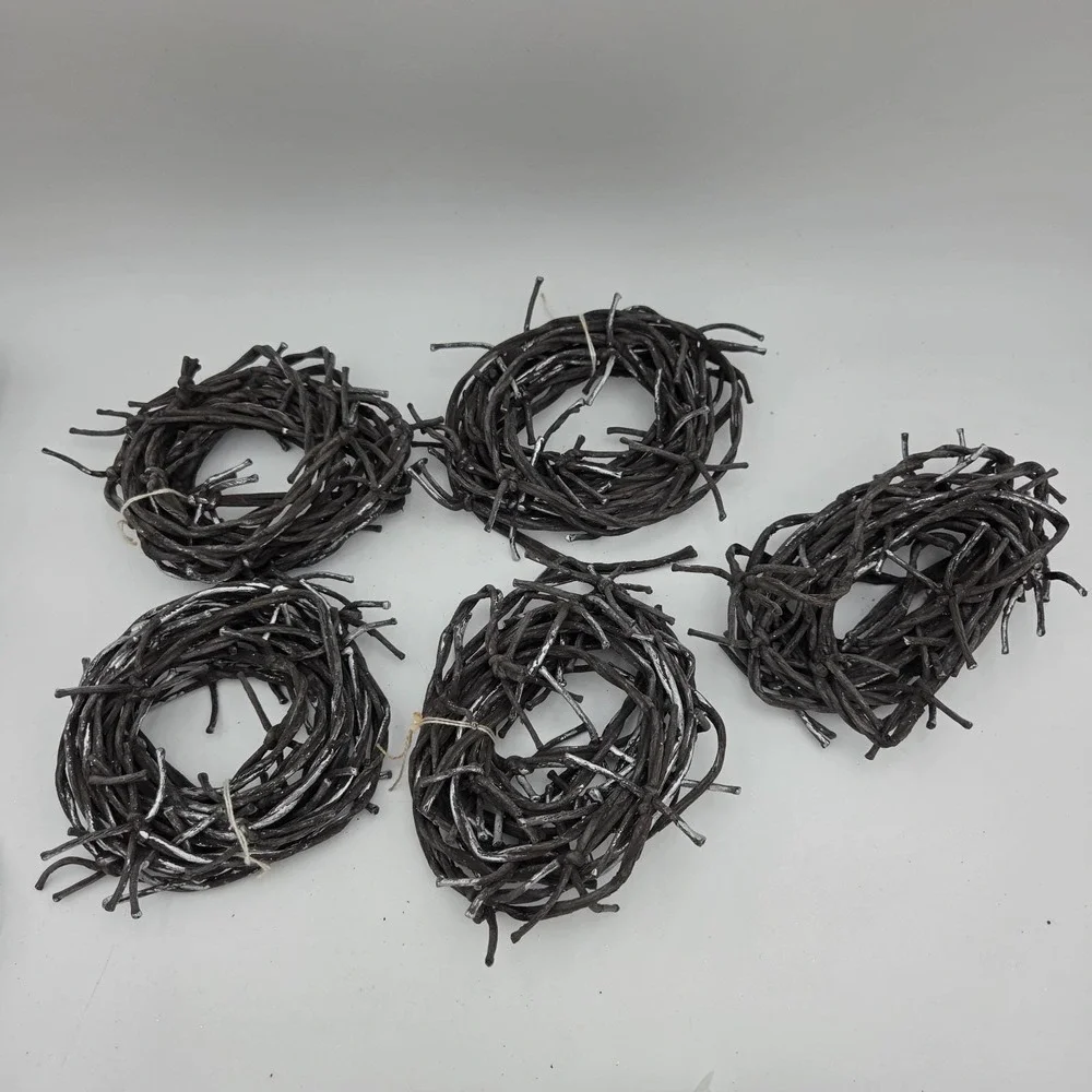 Lot of 5 Vintage Barbered Wire/Swag Halloween Decor 12 ft. long